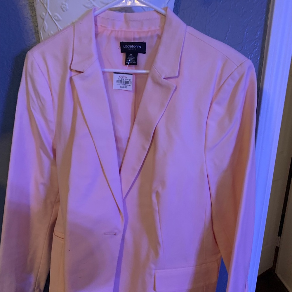 Xl pink blazer nwt